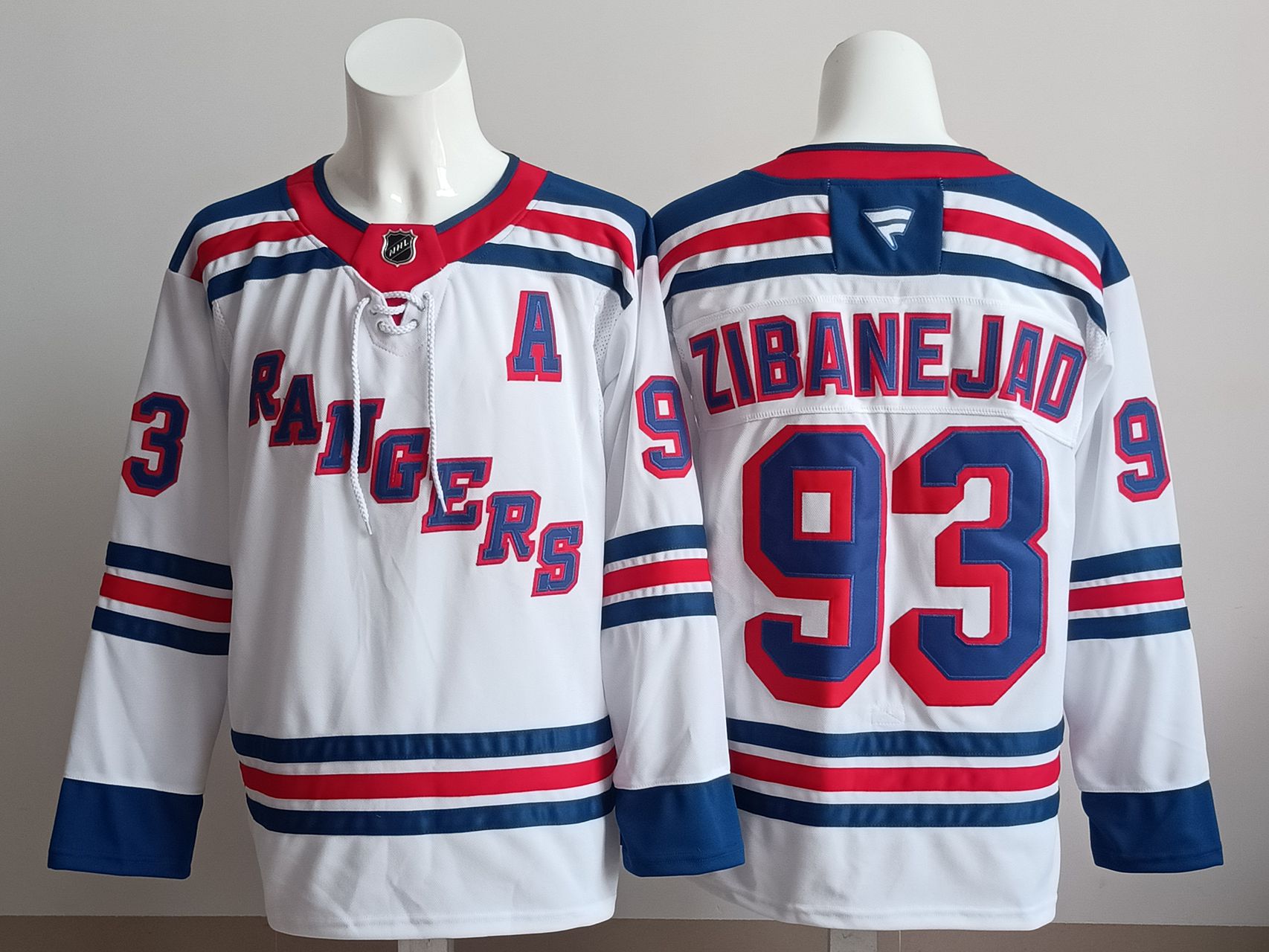 Men 2025 New York Rangers #93 Zibanejad White NHL Jersey style 01->new york rangers->NHL Jersey